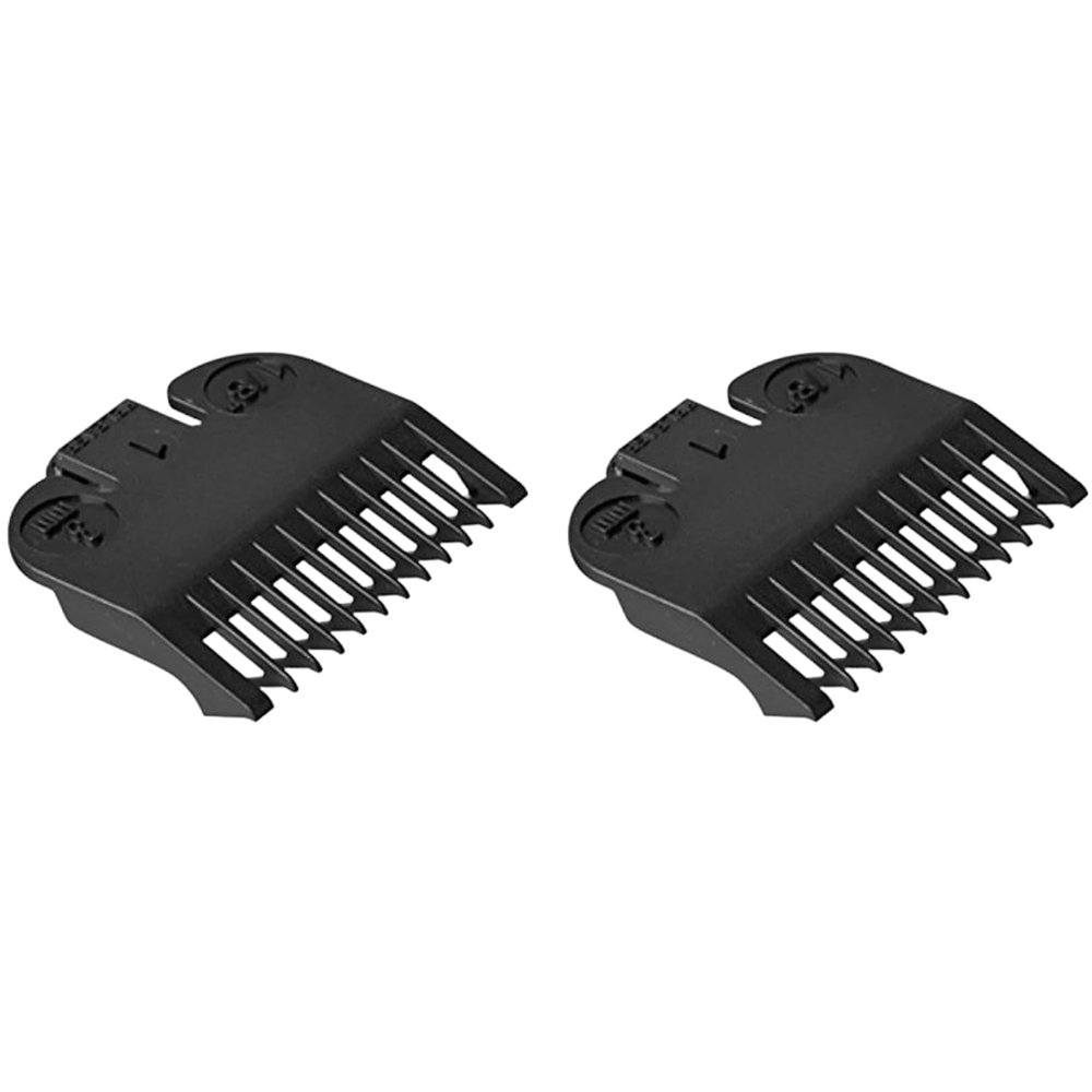 2-Pack Replacement Clipper Guide Combs Compatible with Wahl 03114 1/8 Inch Snap-On Trimmer Attachments for Close Cutting & Fade Blending