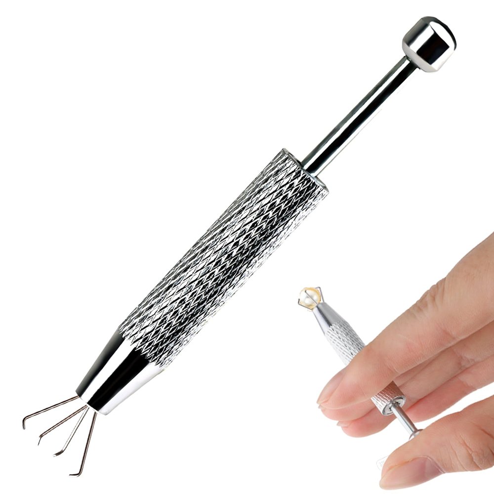 1pcs Professional Piercing Ball Grabber Tool,2.36inch Piercing Removal Tool,Essential Piercing Tools for Changing Jewelry, Ideal for Septum and Ear Piercing Maintenance at Home