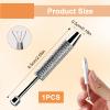 1pcs Professional Piercing Ball Grabber Tool,2.36inch Piercing Removal Tool,Essential Piercing Tools for Changing Jewelry, Ideal for Septum and Ear Piercing Maintenance at Home view 2