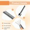1pcs Professional Piercing Ball Grabber Tool,2.36inch Piercing Removal Tool,Essential Piercing Tools for Changing Jewelry, Ideal for Septum and Ear Piercing Maintenance at Home view 3