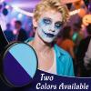 Blue Face & Body Paint Dark/ Light Blue3 Brushes 2pc Sponge1.06 OZ Water Activated for Halloween Corpse Bride Avatar Smurf Mystique Cosplay Sally Clown Joker Makeup Cosplay & Parties view 2