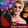 Black/ Red Face & Body Paint Black/ Red3 Brushes2pc Sponge 1.06 OZ Water Activated for Halloween Demon Clown Joker Skeleton Zombie Costume Theater Stage Makeup Cosplay & Parties view 2