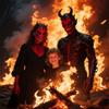 Black/ Red Face & Body Paint Black/ Red3 Brushes2pc Sponge 1.06 OZ Water Activated for Halloween Demon Clown Joker Skeleton Zombie Costume Theater Stage Makeup Cosplay & Parties view 4