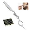 11pcs Hair Razors for Cutting HairProfessional Styling Razor with 10pcs Replacement Stainless Steel Blades  Hair Cutting Razor for Barbers, Salon Stylists & Home Hair Trimming view 1