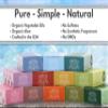 Adams Handmade Soap Variety Pack  10 Bar Set: Tea Tree, Peppermint, Rose, Lavender, Citrus, Herbal & Floral Scents | Vegan, Cold Process, 84% Organic, Fair Trade, USA Made view 2