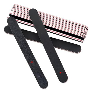 10Pcs Nail File Set  Double-Sided Emery Boards for Manicure and Pedicure, Professional Nail Files for Shaping, Smoothing and Polishing Natural or Acrylic Nails