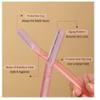 Reusable Face Razor for Women Facial Hair- 3 Razors | Instant & Painless Hair Removal | For Eyebrows, Upper Lip, Forehead, Peach Fuzz, Chin and Sideburns | Dermaplaning Tool Pack of 3 view 3