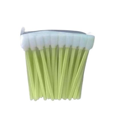 Printer Cleaning Swab Kit with Solvent Sponge Foam Sticks for Ink Toner Dust Removal DTF Print Heads Compatible with Various Printer Models(50pcs Green)