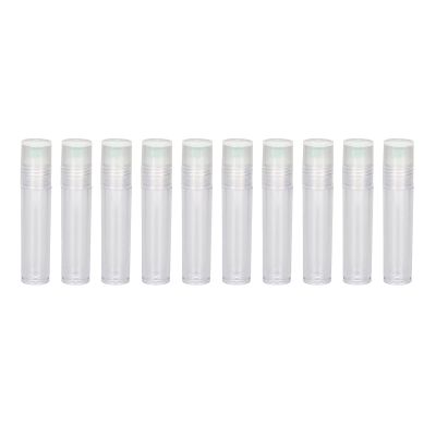 10pcs 7ml Plastic Travel Portable Empty Refillable Roller Bottle Perfume Essential Oil Bottles with Roll On Ball for Office, Dating, Party, etc