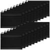 20 PCS Mesh Makeup Bag Double-Layer Mesh Zipper Pouch Bags Clear Cosmetic Bag Nylon Travel Organizer Bags Toiletry Storage Bag Pencil Pouch with Zipper (Black, Double-Layers A5) view 1
