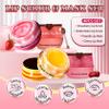 UAOE 4PCS Lip Scrub and Mask Set,Cherry and Honey Pot Lip Balm,Strawberry and Watermelon Lip Exfoliator Scrub and Moisturizer,Repair Lips Sleeping Mask,Reduce Fine Lines Lips Care Set view 2