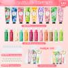 120 Pack Bulk Gifts For Women,Christmas Stocking Stuffers Gifts Set for Coworker,Mini Hand Cream Bulk, Lip Balm Set,Travel Size Hand Lotion,Thank You Gifts for Coworkers view 2