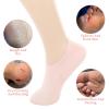 3pcs Silicone Socks for Women Moisturizing Feet, 2pcs Silicone Gloves for Dry Hands Exfoliates and Nourishes The Skin Good Elasticity and Can Be Stretched (Pink) view 2