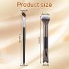 3pcs Nose Contour Brush Set, U-Shaped Sculpting Dual-End Nose Brushes Angled Makeup Brush Practical Makeup Tools for Highlighting Defining Noses & Cheekbones view 2