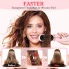 Cordless Hair Straightener Brush - Portable Hair Brush for Travel - 30s Fast Heating - Portable Straightening Brush for Travel, Mini Hot Straightening Comb for Women view 2