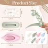 10 Pcs Flat Hair Claw Clips for Women, 3 Styles Non-Slip French Matte Claw Clips for Long Thin Thick Curly Hair, Large Strong Hold Claw Clips for Thick Hair view 3