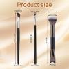3pcs Sculpting Dual-End Nose Brush, Black U-Shaped 2-in-1 Noses Contour Brushes Angled Makeup Brush Nose Double Ended Shadow Shaper for Sculpting Highlighting Defining view 2