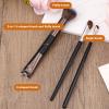 3pcs Sculpting Dual-End Nose Brush, Black U-Shaped 2-in-1 Noses Contour Brushes Angled Makeup Brush Nose Double Ended Shadow Shaper for Sculpting Highlighting Defining view 3