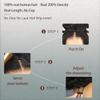 100% Real Human Hair Wear and Go Glueless Wigs Human Hair Curly Half Wig Human Hair 3 In 1 Curly Half Wigs For Women Drawstring Seamless Flip 200% Density Water Wave Wigs No Glue Daily Wear 16 Inch view 3