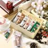 Demissle 12 Pcs Christmas Hot Cocoa Party Favors Hand Cream and Lip Balm Gifts Bulk Xmas Party Stuffers Christmas Stocking Favors Xmas Red Green Hot Cocoa Gifts Set for Baby Shower Guests view 3