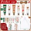 Demissle 12 Pcs Christmas Hot Cocoa Party Favors Hand Cream and Lip Balm Gifts Bulk Xmas Party Stuffers Christmas Stocking Favors Xmas Red Green Hot Cocoa Gifts Set for Baby Shower Guests view 4