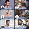 6-in-1 Men's Grooming Kit, Waterproof Electric Hair Trimmer with LED Display, Beard Trimmer, Nose Hair Trimmer, Multiple Guide Combs, USB Charging view 3