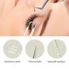 ANNAFRIS Lash Tweezers for Eyelash Extensions,Stainless Steel Lash Extension Tweezers for Easy Application and Removal-W03 view 2