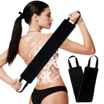 Back Self Tanner Applicator, Back Tanning Applicator, Double-sided Used for Self-tanning Lotion, Mousse, Cream (Black)