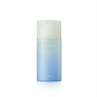 LAMOOL Marine Glow Essence Mist (3.38 fl oz.) Korean Dewy Glow Face Mist with Mineral Water & Fermented Sea Algae Hydrating Facial Spray for Sensitive Skin, Pre & Post Makeup Use