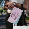 All Feelings Are Okay Travel Makeup Bag - Empowering Quote Accessory Pouch view 4