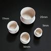 (500pcs) XL Tattoo Ink Cups Plastic Free, Wheat Straw Material Multiple Sizes (25mm XL) view 3
