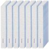 100 Pcs 80/80 Grit Nail Files Bulk, Coarse Emery Boards for Acrylic Nails and Gel Nails, Nail File Double Sided 80 Grits Reusable Professional Nail Filers Pack Manicure Gray view 1