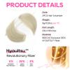 REECHO Clip in Hair Volumizer, Short Thick Clip in Hairpieces Adding Extra Hair Volume Extensions for Women with Thin Fine (Pearl Platinum, 8 Inch(Pack of 4)) view 2