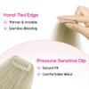 REECHO Clip in Hair Volumizer, Short Thick Clip in Hairpieces Adding Extra Hair Volume Extensions for Women with Thin Fine (Pearl Platinum, 8 Inch(Pack of 4)) view 3