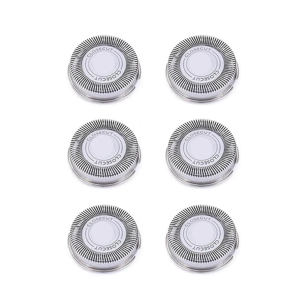 Razor Replacement Blad 6 Pack of SH30 Replacement Heads Compatible for Philips, Norelco, Shaver Series 3000, 2000, 1000 and S738, Razor Replacement Blades