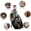 Fashion Salon Barber Cape Professional Hair Cutting Cape with Adjustable Snap Closure Falling Money American Bill Dollars view 3