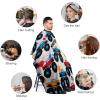 Fashion Salon Barber Cape Professional Hair Cutting Cape with Adjustable Snap Closure Grunge Monster Truck Car Art view 3