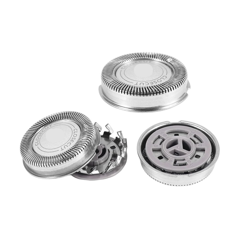 Razor Replacement Blade 3 Pcs Replacement Shaver Head Blade Cutters Compatible for PhilipsCompatible for Norelco HQ4 HQ58 HQ56 HQ80