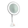 SKISUNO Simple Makeup Mirror with LED Light Magnification USB Rechargeable Touch Control Compact Vanity Mirror for Beauty and Cosmetic Use view 1