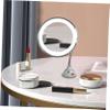 SKISUNO Simple Makeup Mirror with LED Light Magnification USB Rechargeable Touch Control Compact Vanity Mirror for Beauty and Cosmetic Use view 3
