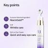 AUL NiacinGold Eye Cream 15g  Korean Skincare  Hydrating Lightweight Serum  Niacinamide + Gold Complex  Stainless Roll-On Applicator  Eye Puffiness & Elasticity Care view 2