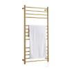 Bathroom 304 Stainless Steel Gold Heated Towel Warmer Waterproof Grade Ip56 Electric Heating Towel Rail Rack 1(A) view 1