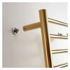 Bathroom 304 Stainless Steel Gold Heated Towel Warmer Waterproof Grade Ip56 Electric Heating Towel Rail Rack 1(A) view 3