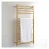 Bathroom 304 Stainless Steel Gold Heated Towel Warmer Waterproof Grade Ip56 Electric Heating Towel Rail Rack 1(A) view 4