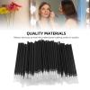 Eye Liner Brushes Applicator Cosmetic Eye Wands Fine Soft Brush Hair Professional Makeup Tools for Artists 100PCS Black ABS with Storage Can view 4