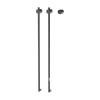 Bathroom Vertical Heated Towel Rail Bathrobe 2 Rack Electric Smart Thermal Bar Hidden Towel Warmer Towel Wire Heated(Gun Gray,Other_220V) view 1