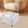 ATOLOMOTOR Portable Foot Bath Spa Tub,Colorful Light Surfing Bathtub with Hand Shower&Massage,Acrylic Foot Massager Spa Soaking Tub for Nail Salon view 2