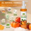 2 PCS Persimmon Soap Bar and Persimmon Body Wash for Body Odor Control, Natural Deodorant Soap for Old People Smell, Remove Body Odor Shower Gel, Persimmon Bath Soap for Women & Men view 3
