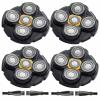 Micro Touch Titanium Head Shaver Replacement Head, 4PCS MTTTBHS Head Shaver Blades, 4 Cleaning Brush view 1