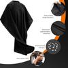 Barber Cape - 12pcs Waterproof Hair Cutting Cape with Snap Closure, Anti-Static Salon Apron for Women, Men, Kids - Professional & Home Use   view 2